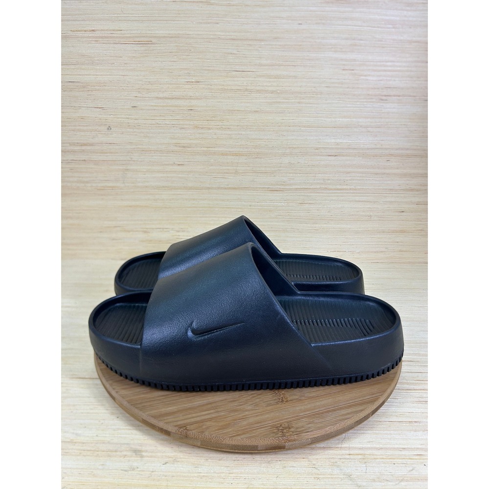 Nike Calm Slides Black Anthracite Mens 13 DX4816-001 Foam Sandals